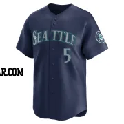 Cade Marlowe Men's Seattle Mariners Navy Limited Road Jersey