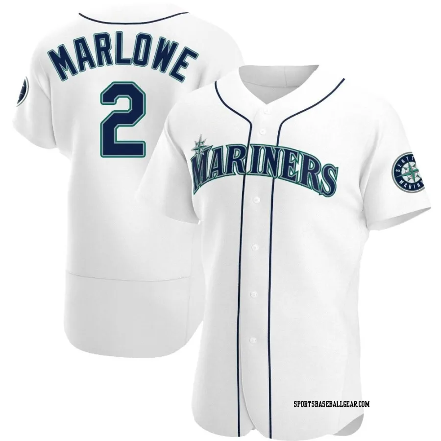 Cade Marlowe Men's Seattle Mariners White Authentic Home Jersey