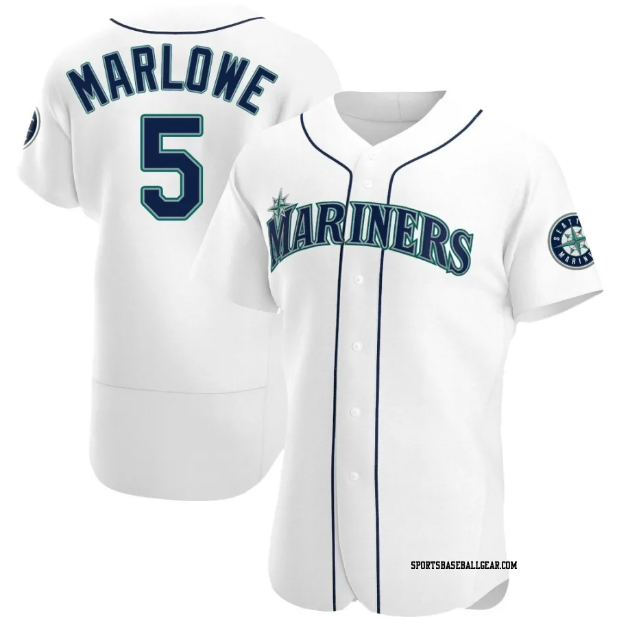 Cade Marlowe Men's Seattle Mariners White Authentic Home Jersey