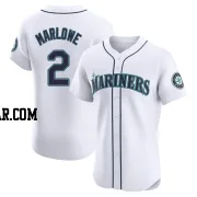 Cade Marlowe Men's Seattle Mariners White Elite Home Jersey