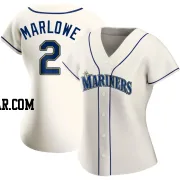 Cade Marlowe Women's Seattle Mariners Cream Authentic Alternate Jersey