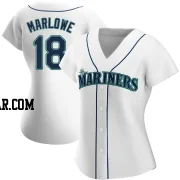 Cade Marlowe Women's Seattle Mariners White Authentic Home Jersey