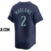 Cade Marlowe Youth Seattle Mariners Navy Limited Road Jersey