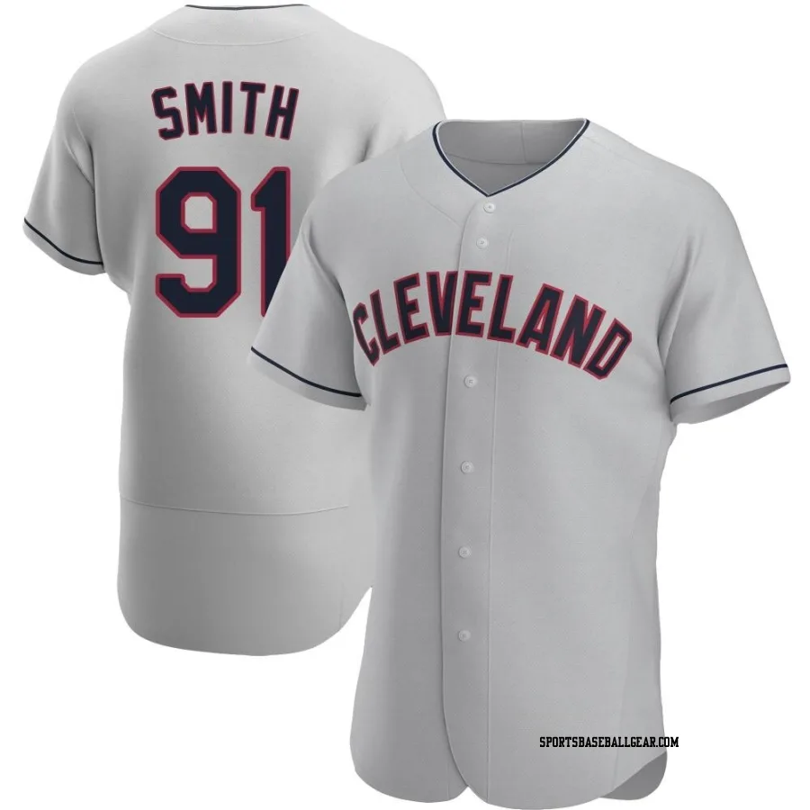 Cade Smith Men's Cleveland Guardians Gray Authentic Road Jersey