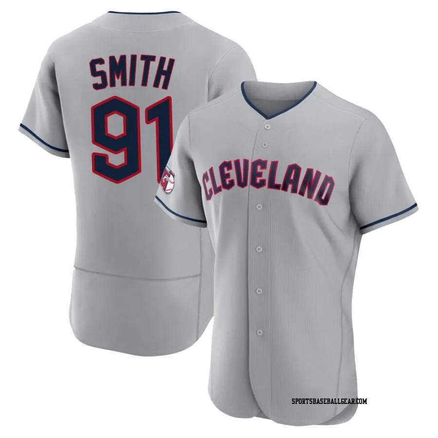 Cade Smith Men's Cleveland Guardians Gray Authentic Road Jersey