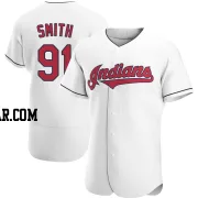 Cade Smith Men's Cleveland Guardians White Authentic Home Jersey