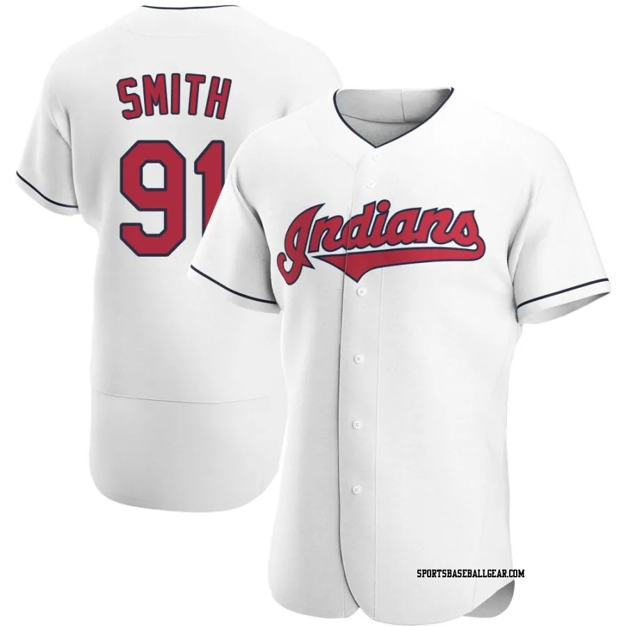 Cade Smith Men's Cleveland Guardians White Authentic Home Jersey