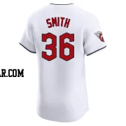 Cade Smith Men's Cleveland Guardians White Elite Home Jersey