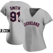 Cade Smith Women's Cleveland Guardians Gray Authentic Road Jersey