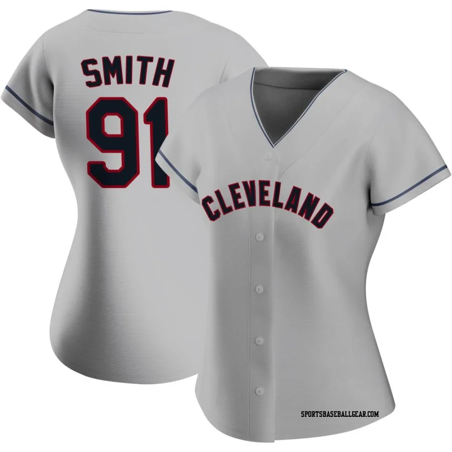 Cade Smith Women's Cleveland Guardians Gray Authentic Road Jersey