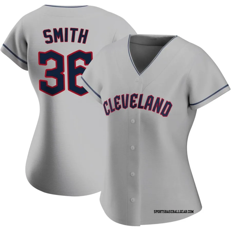 Cade Smith Women's Cleveland Guardians Gray Authentic Road Jersey