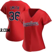 Cade Smith Women's Cleveland Guardians Red Authentic Alternate Jersey