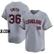 Cade Smith Youth Cleveland Guardians Gray Limited Road Jersey