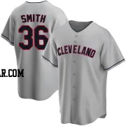 Cade Smith Youth Cleveland Guardians Gray Replica Road Jersey