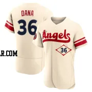 Caden Dana Men's Los Angeles Angels Cream Authentic 2022 City Connect Jersey