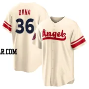 Caden Dana Men's Los Angeles Angels Cream Replica 2022 City Connect Jersey