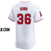 Caden Dana Men's Los Angeles Angels White Elite Home Jersey