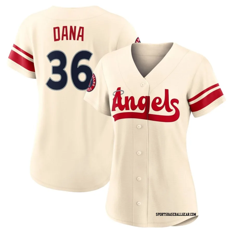 Caden Dana Women's Los Angeles Angels Cream Replica 2022 City Connect Jersey