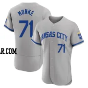 Caden Monke Men's Kansas City Royals Gray Authentic 2022 Road Jersey