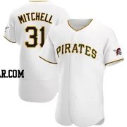 Cal Mitchell Men's Pittsburgh Pirates White Authentic Home Jersey