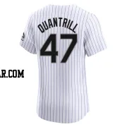 Cal Quantrill Men's Colorado Rockies White Elite Home Jersey