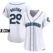 Cal Raleigh Women's Seattle Mariners White Limited Home Jersey