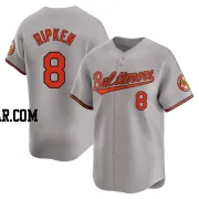 Cal Ripken Men's Baltimore Orioles Gray Limited Road Jersey