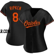 Cal Ripken Women's Baltimore Orioles Black Authentic Alternate Jersey