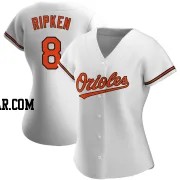 Cal Ripken Women's Baltimore Orioles White Authentic Home Jersey