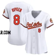 Cal Ripken Women's Baltimore Orioles White Limited Home Jersey