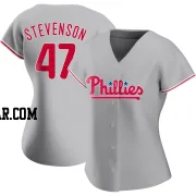 Cal Stevenson Women's Philadelphia Phillies Gray Authentic Road Jersey