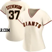 Cal Stevenson Women's San Francisco Giants Cream Authentic Home Jersey