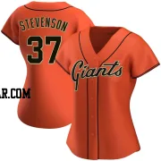 Cal Stevenson Women's San Francisco Giants Orange Replica Alternate Jersey