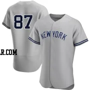 Caleb Durbin Men's New York Yankees Gray Authentic Road Jersey