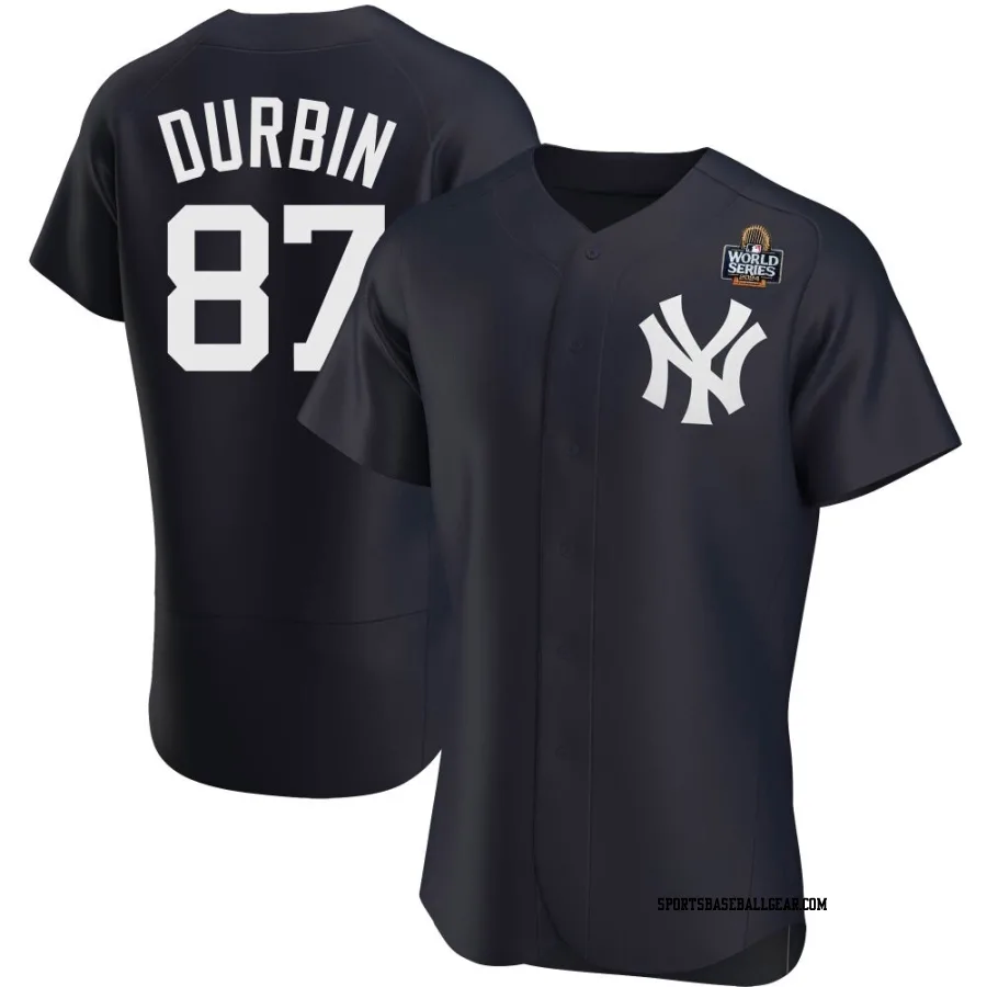 Caleb Durbin Men's New York Yankees Navy Authentic Alternate 2024 World Series Jersey