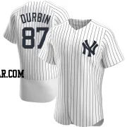 Caleb Durbin Men's New York Yankees White Authentic Home Jersey