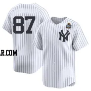 Caleb Durbin Men's New York Yankees White Limited Yankee Home 2nd 2024 World Series Jersey