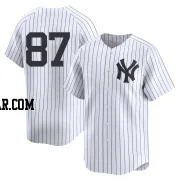 Caleb Durbin Men's New York Yankees White Limited Yankee Home 2nd Jersey