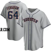 Caleb Ferguson Men's Houston Astros Gray Replica Road Jersey