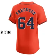 Caleb Ferguson Men's Houston Astros Orange Elite Alternate Vapor Premier Jersey