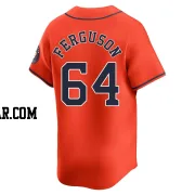 Caleb Ferguson Men's Houston Astros Orange Limited Alternate Jersey