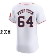 Caleb Ferguson Men's Houston Astros White Elite Home Jersey