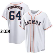 Caleb Ferguson Men's Houston Astros White Replica 2022 World Series Champions Home Jersey