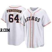 Caleb Ferguson Men's Houston Astros White Replica 2022 World Series Home Jersey