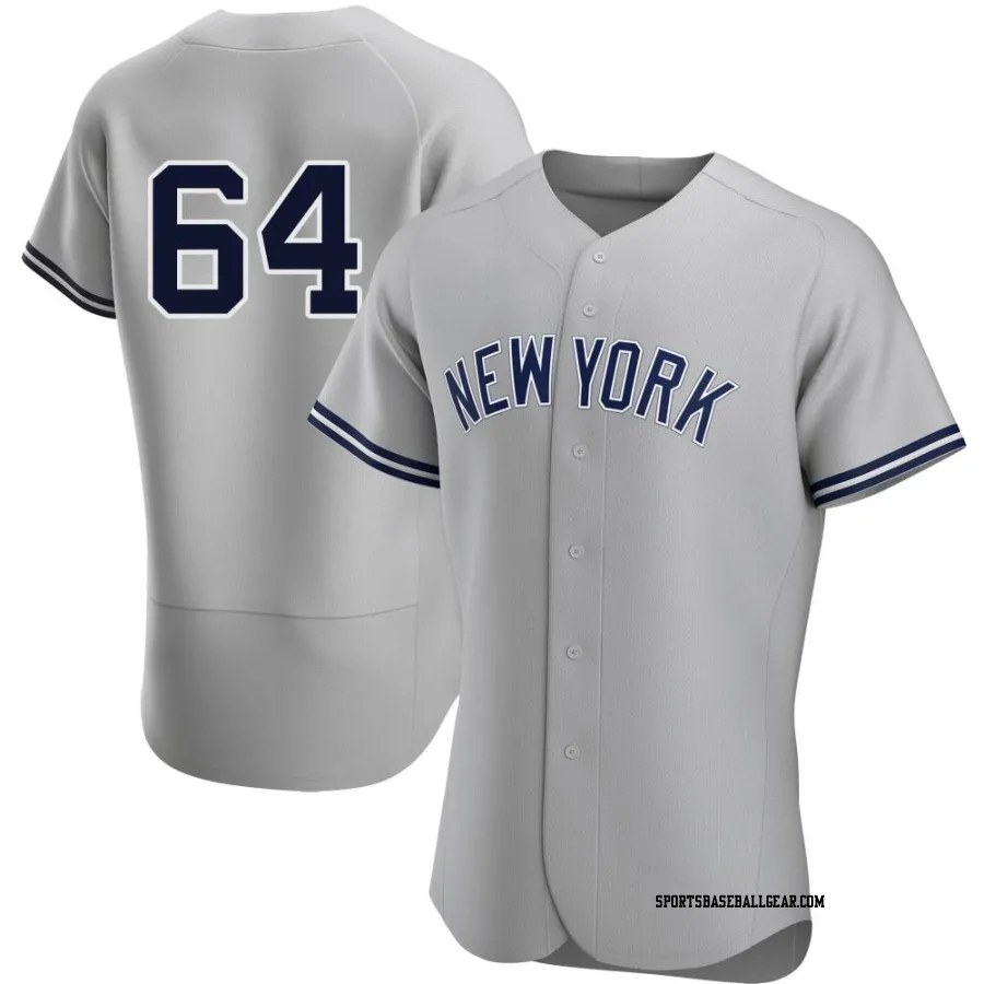 Caleb Ferguson Men's New York Yankees Gray Authentic Road Jersey