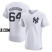 Caleb Ferguson Men's New York Yankees White Elite Home Jersey