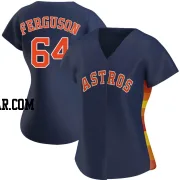 Caleb Ferguson Women's Houston Astros Navy Authentic Alternate Jersey