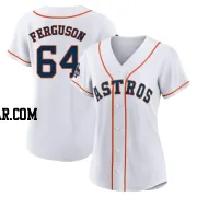 Caleb Ferguson Women's Houston Astros White Authentic 2022 World Series Champions Home Jersey