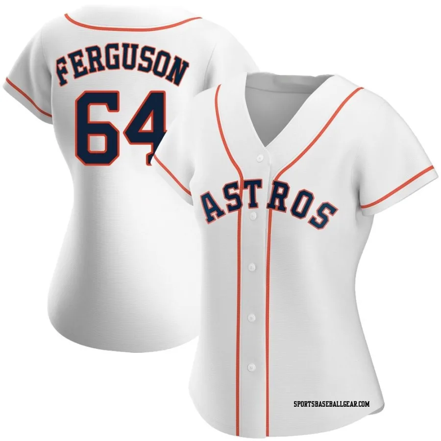 Caleb Ferguson Women's Houston Astros White Replica Home Jersey