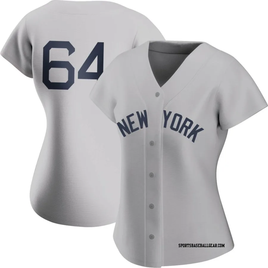 Caleb Ferguson Women's New York Yankees Gray Replica 2021 Field of Dreams Jersey